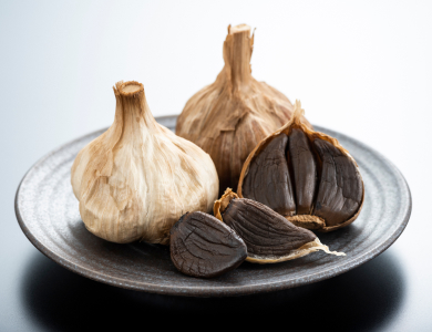 Black Garlic Taste Garlicky.